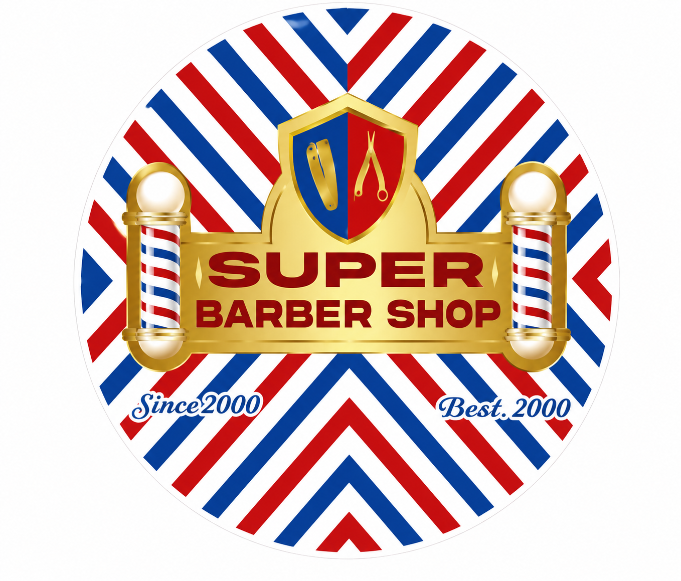 Super Barber Shop logo